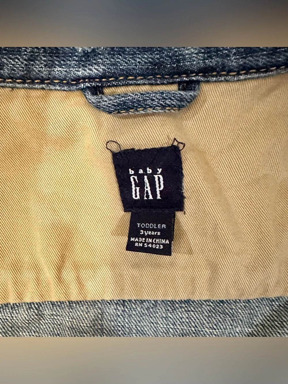 GAP Kids Blue Denim Jacket with Patch